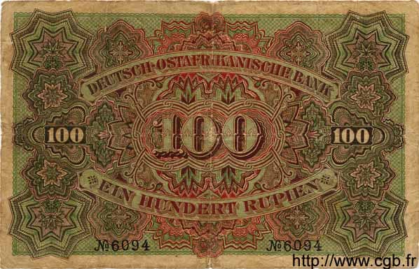 100 Rupien from German East Africa