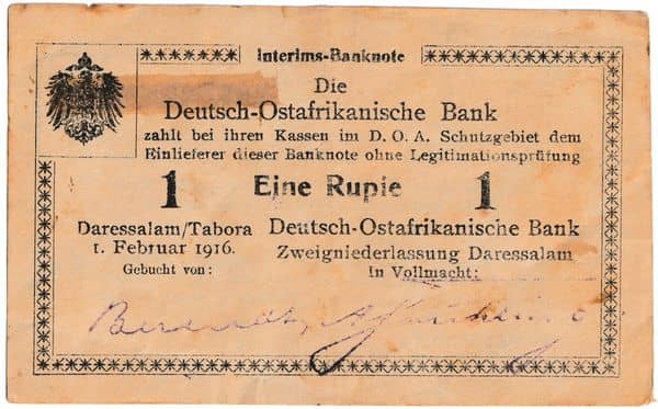 1 Rupie from German East Africa