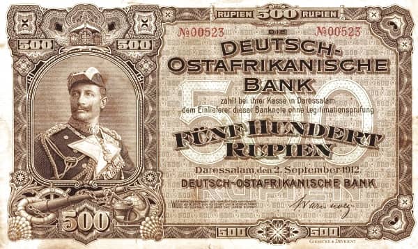 500 Rupien from German East Africa
