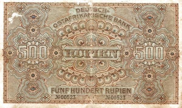 500 Rupien from German East Africa