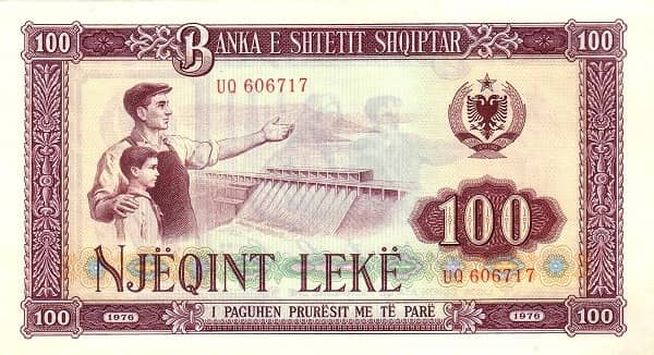 100 Leke from Albania