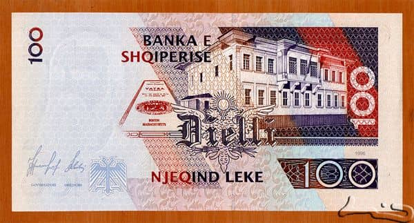 100 Lekë from Albania