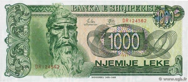 1000 Leke from Albania