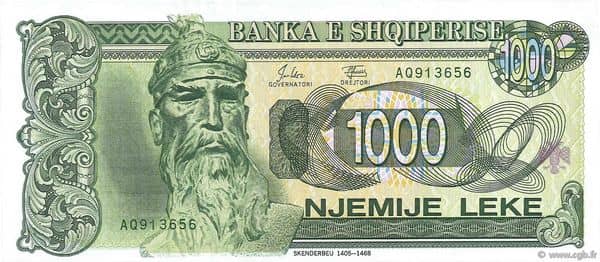 1000 Leke from Albania