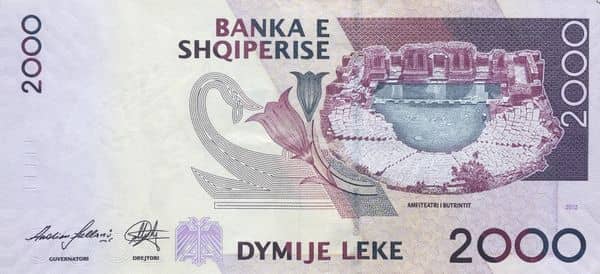 2000 Leke from Albania