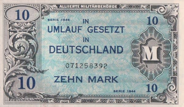 10 Mark Allied Occupation from Germany-Empire