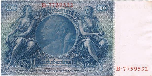 100 Reichsmark Reichsbanknote from Germany-Empire