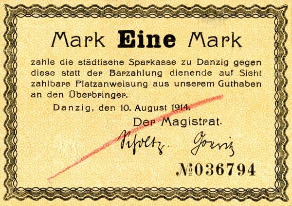 1 Mark from Germany-Notgeld