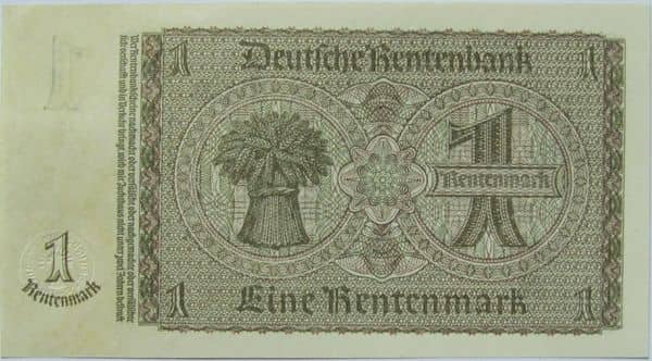 1 Deutsche Mark from Germany-Democratic Republic