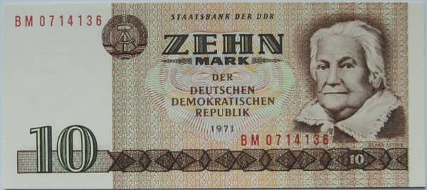 10 Mark from Germany-Democratic Republic