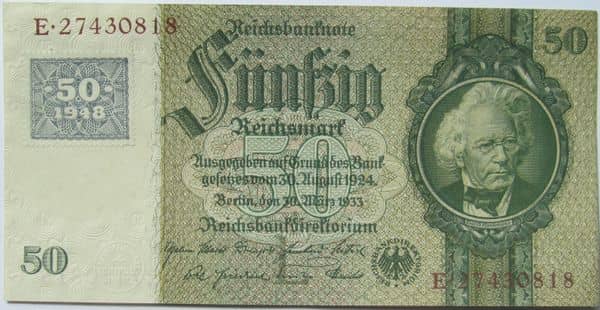 50 Deutsche Mark from Germany-Democratic Republic