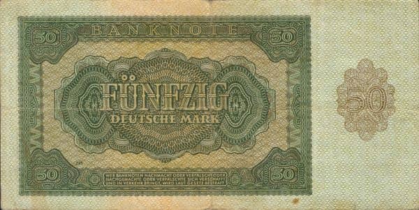 50 Deutsche Mark from Germany-Democratic Republic