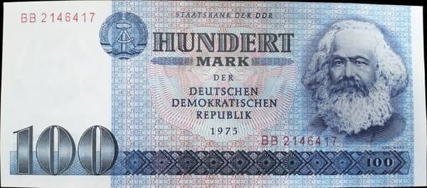 100 Mark from Germany-Democratic Republic