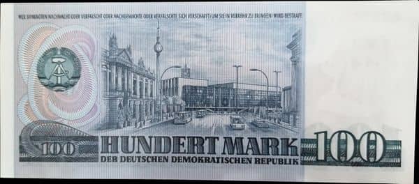 100 Mark from Germany-Democratic Republic