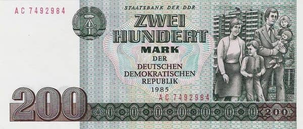 200 Mark from Germany-Democratic Republic