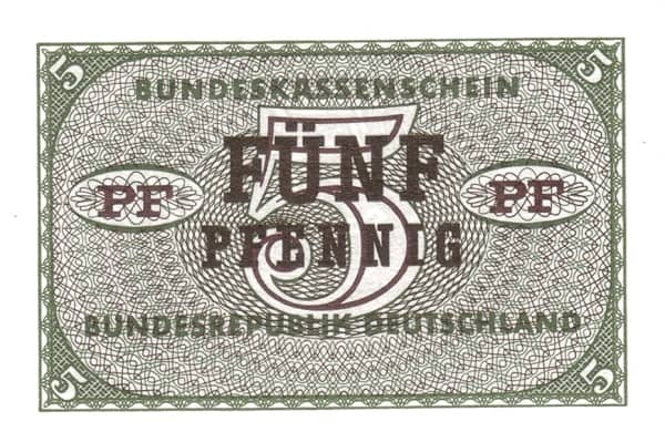 5 Pfennig from Germany-Federal Rep.