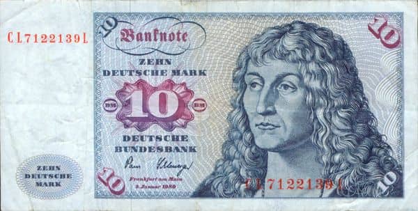 10 Deutsche Mark from Germany-Federal Rep.