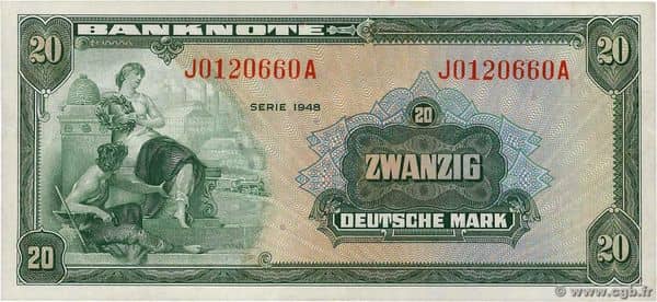 20 Deutsche Mark from Germany-Federal Rep.