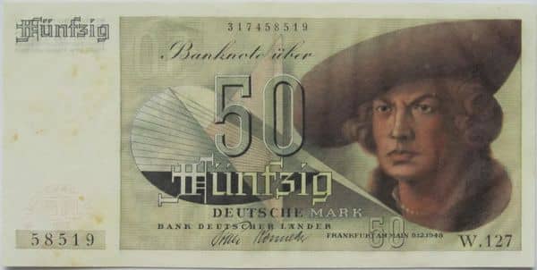 50 Deutsche Mark from Germany-Federal Rep.