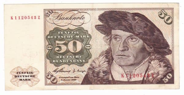 50 Deutsche Mark from Germany-Federal Rep.