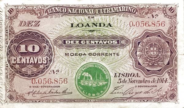 10 Centavos from Angola