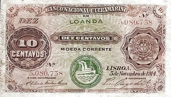 10 Centavos from Angola