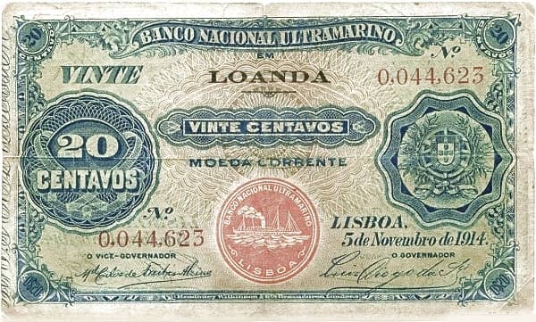 20 Centavos from Angola