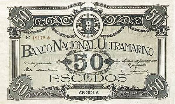 50 Escudos from Angola