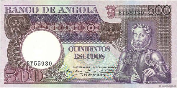 500 Escudos from Angola