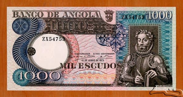 1000 Escudos from Angola