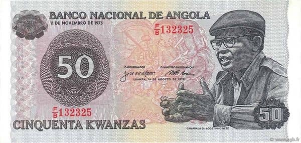 50 Kwanzas (Date of Independence) from Angola