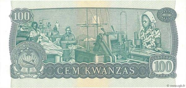 100 Kwanzas (Date of Independence) from Angola