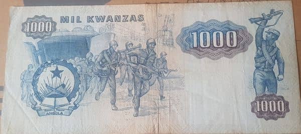 1000 Kwanzas from Angola