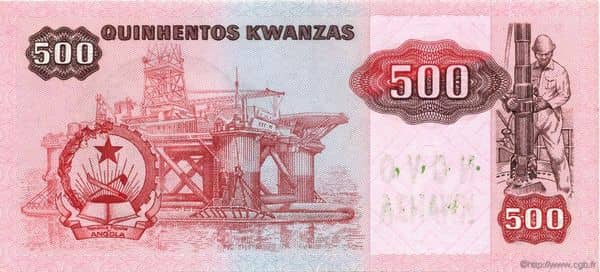 500 Novo Kwanzas from Angola