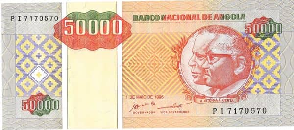 50000 Kwanzas from Angola