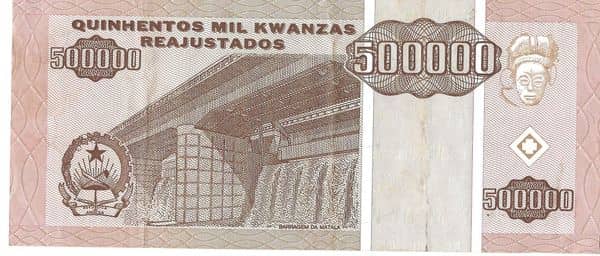 500000 Kwanzas from Angola