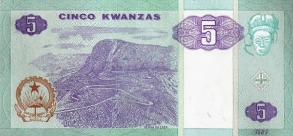 5 Kwanzas from Angola