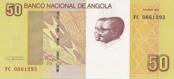 50 Kwanzas from Angola