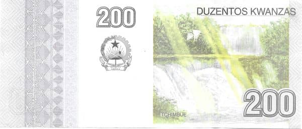 200 Kwanzas from Angola