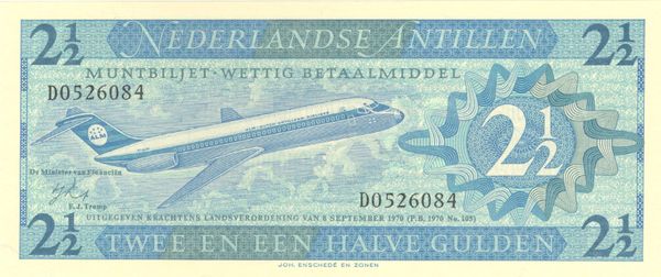 2 1/2 Gulden from Netherlands Antilles