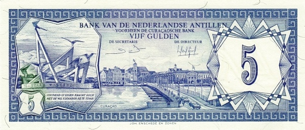 5 Gulden from Netherlands Antilles
