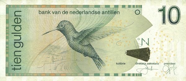 10 Gulden from Netherlands Antilles