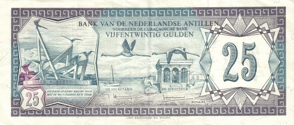 25 Gulden from Netherlands Antilles