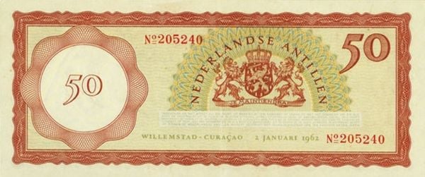 50 Gulden from Netherlands Antilles