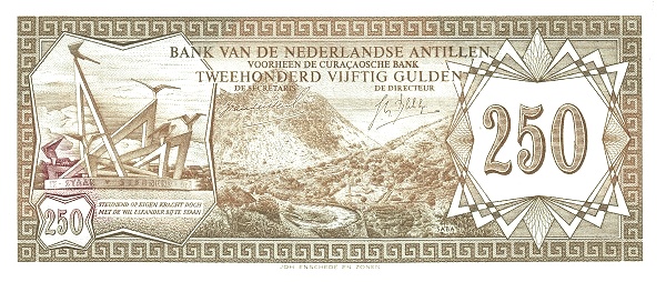 250 Gulden from Netherlands Antilles