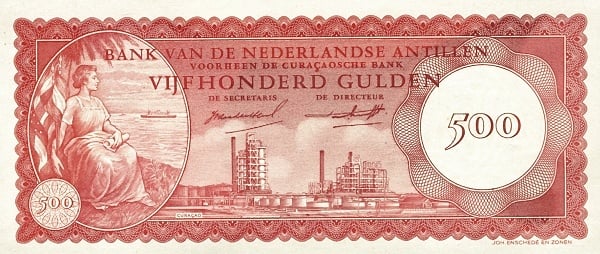 500 Gulden from Netherlands Antilles