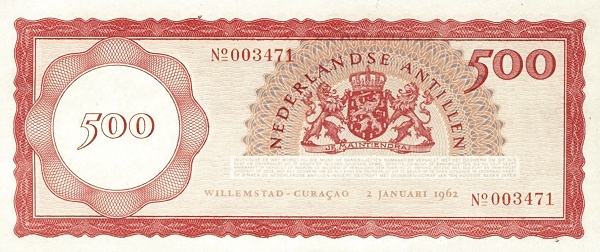 500 Gulden from Netherlands Antilles