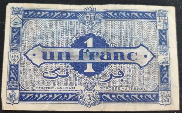 1 Franc from Algeria