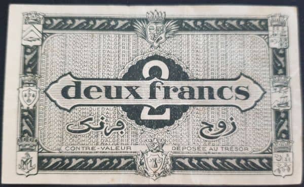 2 Francs from Algeria