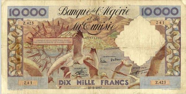 10000 Francs from Algeria